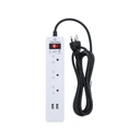 Thumbnail 3 of เทคโปร ปลั๊กไฟ 3 Way 1 Switch 2 USB 3 เมตร