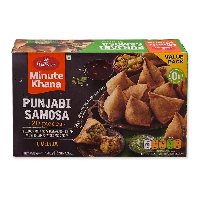 HALDIRAM'S Punjabi Samosa 1.4 kg | Makro PRO