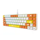 Thumbnail 2 of นีโอลูชั่น คีย์บอร์ดเกมมิ่ง E-Sport Mechanical GALACTUS ORANGE/WHITE - BLUE SWITCH