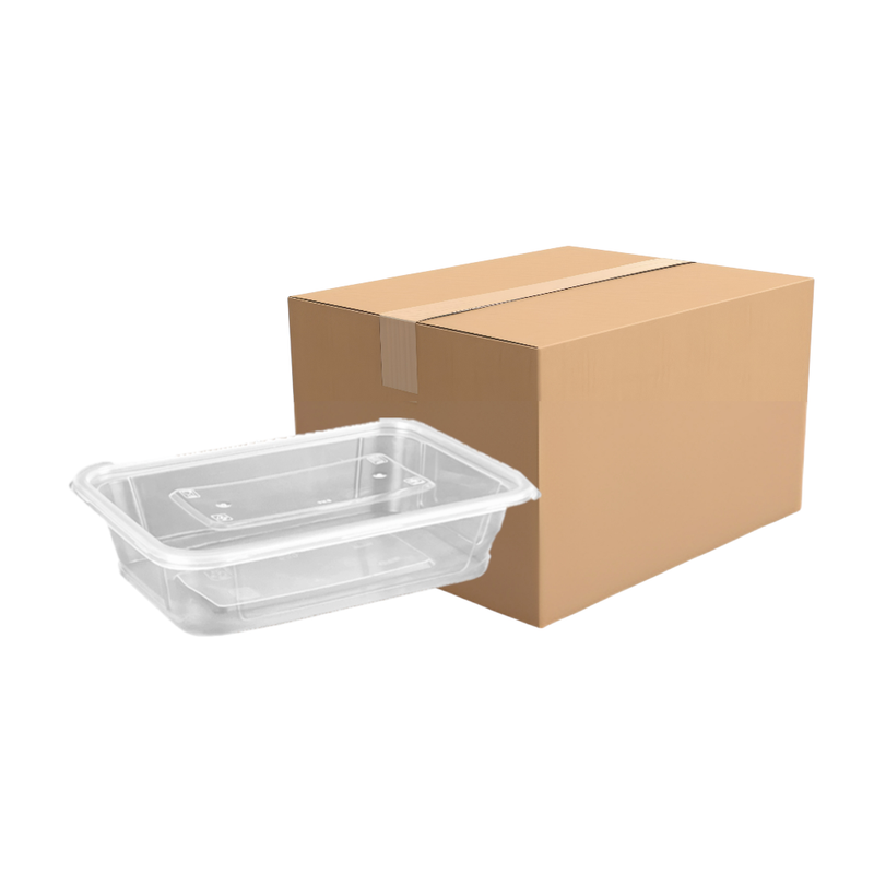 CLEAR PP FOOD BOX WITH LID 500 ML. X 300