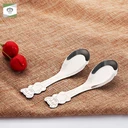 Thumbnail 3 of PINJU ช้อนกลาง ช้อนขนม ช้อนสำหรับเด็ก สแตนเลส ช้อนตักแกง ช้อนสแตนเลส ช้อนกลาง ช้อนก๋วยเตี๋ยว ช้อนสั้น