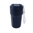 Thumbnail 1 of SUPER LOCK Cup Coffee Stainless Steel 304 Thermos with Hand Strap Model S153 500ml Navy Blue