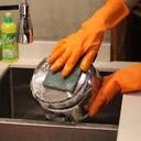 Thumbnail 3 of โพลี-ไบรท์ ถุงมือยางธรรมชาติ รุ่น SOFTY (Size L)(6 คู่/ลัง)