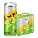 Thumbnail 1 of SCHWEPPES Soft Drink Lime Soda Zero Sugar 330 ml 6 cans