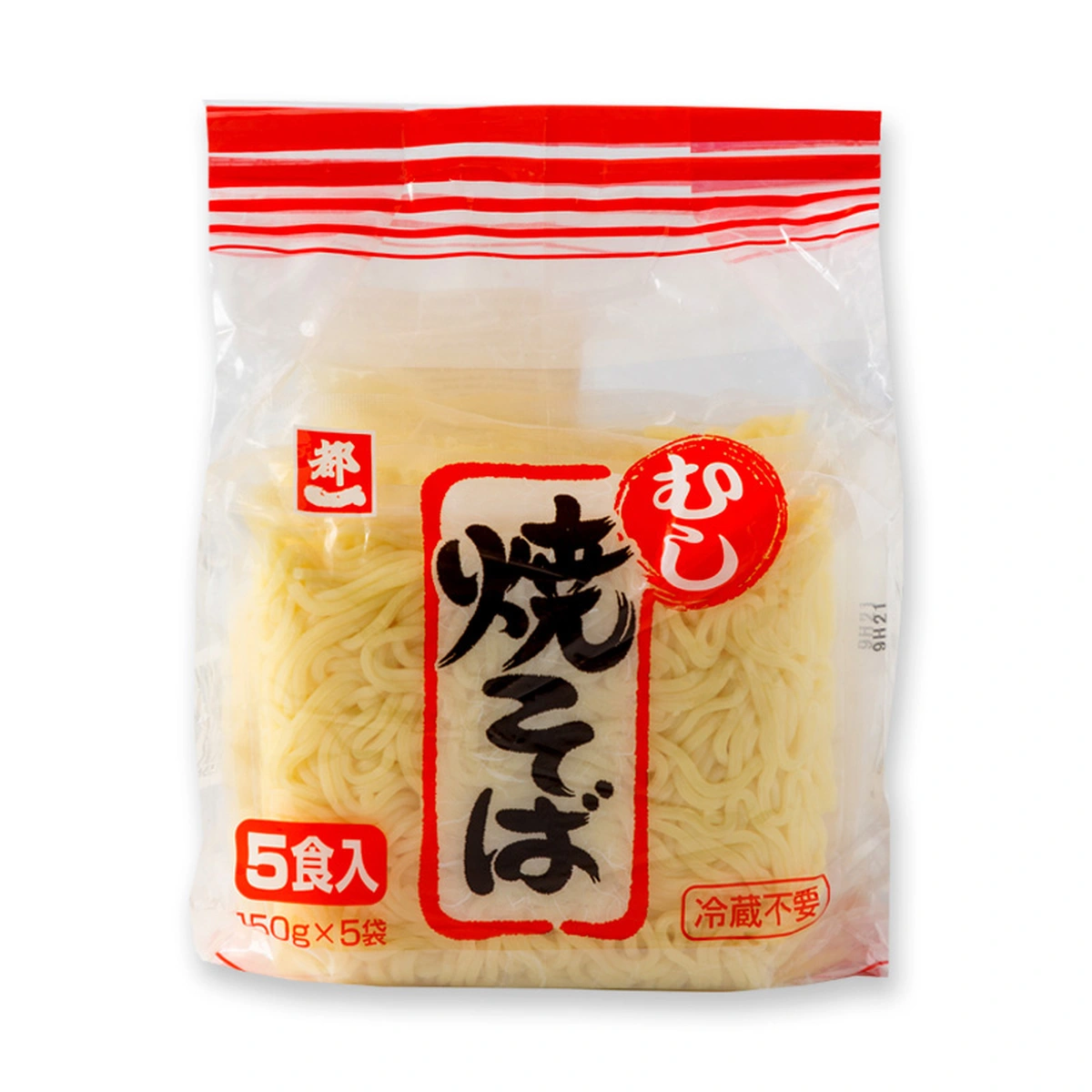 เส้นยากิโซบะต้ม 150 กรัม x 5 ก้อน แพ็ค 750 กรัม