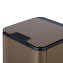 Thumbnail 3 of ZRO ถังขยะอัตโนมัติ พลาสติก 10 ลิตร มีฝาปิด เก็บกลิ่น มีถังแยกด้านใน สีน้ำตาล