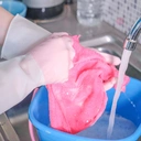 Thumbnail 3 of โพลี ไบรท์ ถุงมือยางอเนกประสงค์ PVC 2 Tone Size M x 6 ซอง