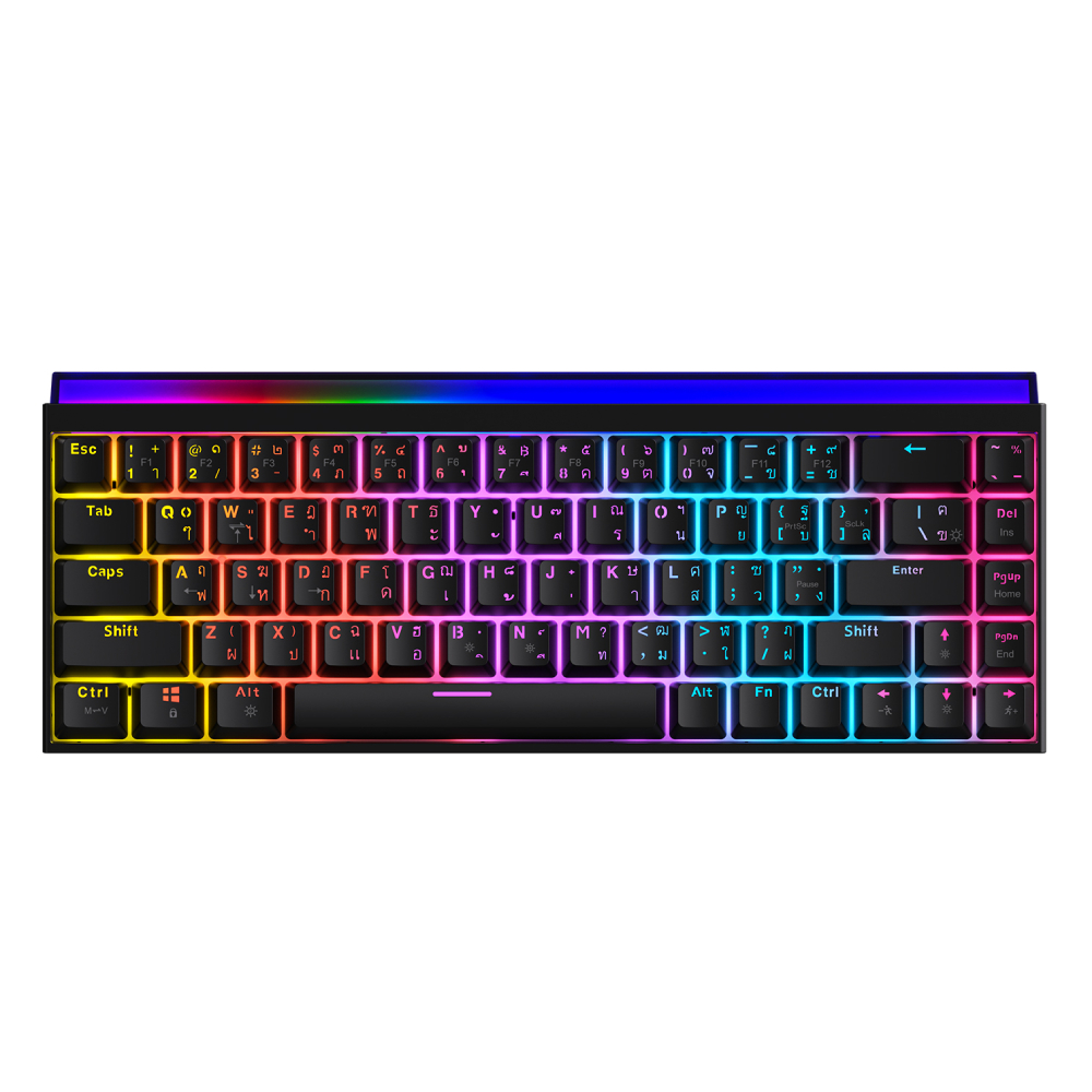 AJAZZ Gaming Keyboard NK68 Black Red Switch