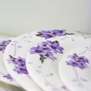 Thumbnail 2 of RRS ชุดจานเมลามีน 4 ใบ/ชุด ขนาด 9 นิ้ว (ลายโบรวาเลีย)