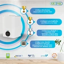 Thumbnail 2 of KIKOWA เครื่องผลิตน้ำยาฆ่าเชื้อโซเดียมไฮโปคลอไรต์และพ่นละอองฆ่าเชื้ออัตโนมัติแบบ 2 in 1 รุ่น KIKOWA@HOME สีขาว