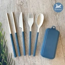 Thumbnail 1 of ช้อน ส้อม ชุดเดินทาง “MAGIC ME” น้ำเงินเข้ม || MAGIC ME Travel Cutlery Set น้ำเงิน (Navy Blue)