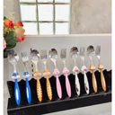 Thumbnail 2 of Twin Fish ชุดช้อนส้อมเด็ก ชุดช้อนส้อมทานข้าว ช้อนส้อมเด็ก สำหรับเด็ก 5 คู่ #Twin Fish รหัสKID-SET