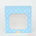 Thumbnail 5 of Boxjourney กล่องชิฟฟ่อนสีฟ้าพื้นจุดขาวใหญ่ (20 ใบ/แพค)