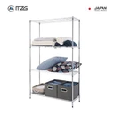 Thumbnail 5 of MZG ชั้นวางอเนกประสงค์ 4 ชั้น ปรับระดับได้ ขนาด 90x35x150 ซม. สีโครเมี่ยม