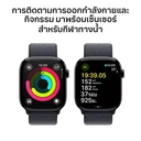 Thumbnail 3 of Apple Watch Series 10 GPS Aluminium สาย Sport Loop Jet Black/สายInk 46mm