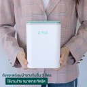 Thumbnail 2 of ZRO ถังขยะพลาสติก แบบกดฝา 3 ลิตร พร้อมแผ่นยางกันลื่น สีขาว