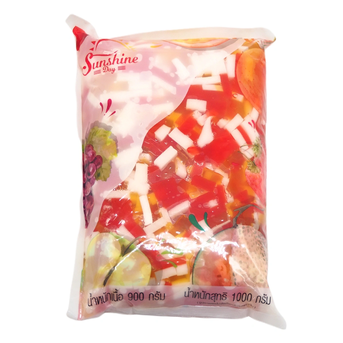 ซันไชน์ วุ้นสี่เหลี่ยม ฟรุ๊ตสลัด 1 กิโลกรัม