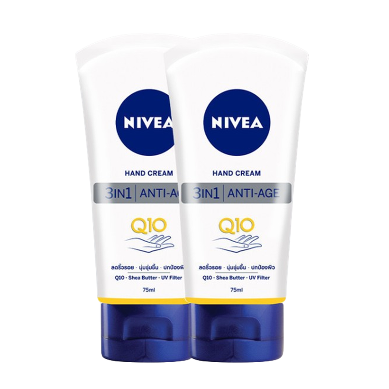 Nivea Hand Cream Q10 3in1 75 ml x 2