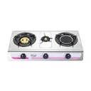 Thumbnail 2 of Gmax เตาแก๊สสแตนเลส3หัว (1หัวอินฟาเรด/1หัวเหล็กทอง+1หัวฟู่เล็ก) รุ่น GL-303A (รับประกัน1ปี)
