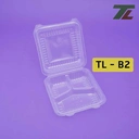 Thumbnail 1 of Matapat B1/B2 กล่องข้าวสี่เหลี่ยมไซต์ใหญ่ (TL - B2 / 3 ช่อง) กล่องข้าวพลาสติกเวฟได้ กล่องข้าวคุณภาพ ยี่ห้อ กล่องอาหาร 1 ช่อง 3 ช่อง TL