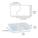 Thumbnail 3 of เอโร่ กล่องพลาสติกใส พีพี 2 ชั้น 2 ช่อง 750 มล. x 25