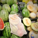 Thumbnail 4 of RePlanetMe ถุงตาข่ายจ่ายตลาด (1 ชุดมี 3 ใบ) Reusable Cotton Produce Mesh Bags for Grocery Shopping (Set of 3)