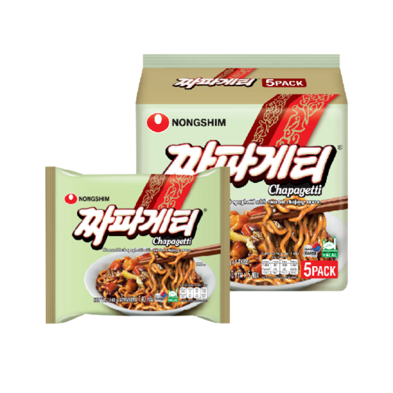 Chapagetti - The Flavor I Love, by Pipim ชาปาเก็ตตี้ อร่อยแบบพิพิม (บะหมี่กึ่งสําเร็จรูป พร้อมซองเครื่องปรุงรสซอสถั่วดํา)