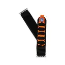 Thumbnail 3 of BLUE BOX Apple Watch Strap Series 6,7,8,9,10,SE1,SE2 39/40/41/42 mm Woven Laces Black/Orange