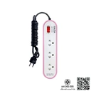 Thumbnail 4 of ดาต้า ปลั๊กไฟ Plug 3 Way 1 Switch 3 M รุ่น AP3146 สีชมพู