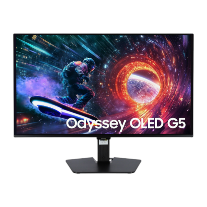 MONITOR (จอมอนิเตอร์) SAMSUNG ODYSSEY OLED G5 G50SF LS27FG502SEXXT - 27 INCH OLED 2K 180Hz AMD FREESYNC G-SYNC COMPATIBL