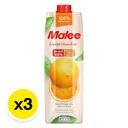 Thumbnail 2 of มาลี น้ำส้มเนเวลผสมเนื้อส้ม 100% 1 ล. x 3