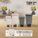 Thumbnail 5 of ถังขยะแบบเหยียบ ไทดี้ 20 ลิตร (เทาเข้ม)