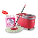 Thumbnail 1 of POLY BRITE Dual Tornado Spin Mop + Disinfectant and Floor Cleaner 1l