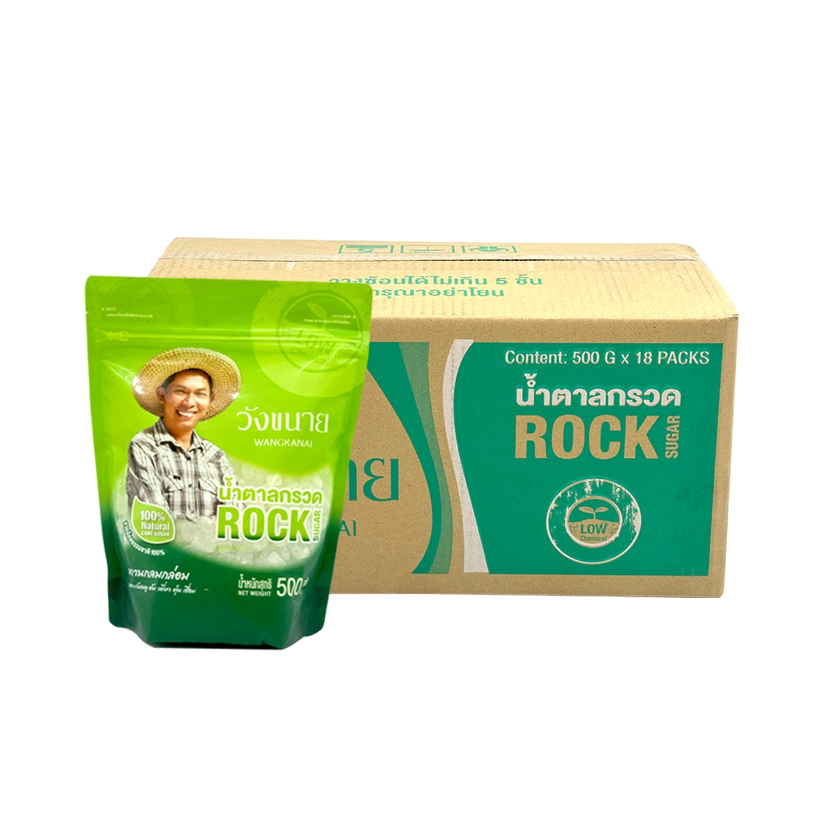 Wangkanai Rock Sugar 500g (18 packs/box)