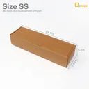 Thumbnail 1 of BX020-SSKK กล่องสีคราฟท์พร้อมฝาสีคราฟท์ (ไซซ์ SS) (1 แพค/ 20 ใบ)