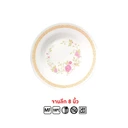 Thumbnail 1 of SB จานกลมลึก ลายโรเซ่ 8 นิ้ว