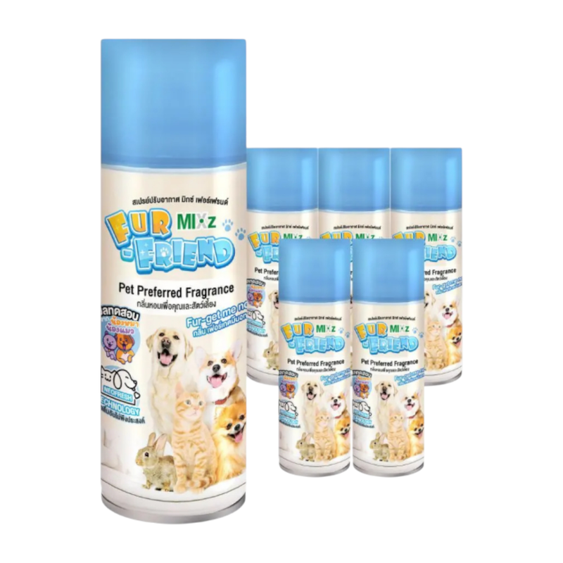 MIXZ FUR-FRIEND PETS AIR FRESHENER  SPRAY 350ML -  X 6