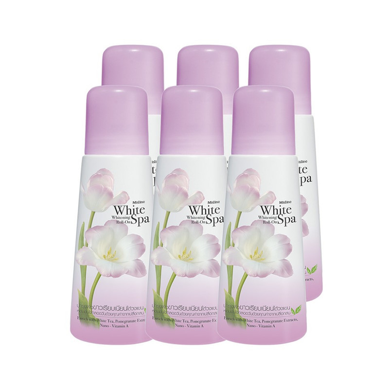 MISTINE lotion roll on white spa whitening 100 ml x 6