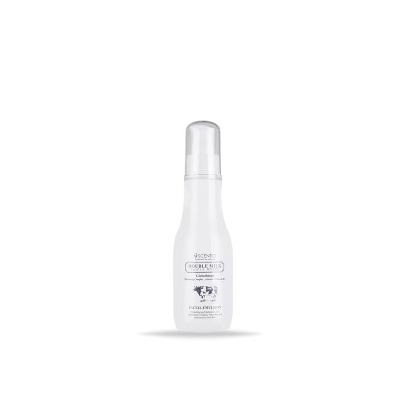 BEAUTY BUFFET FACIAL EMULSION SCENTIO DOUBLE MILK TRIPLE WHITE 150 ml.