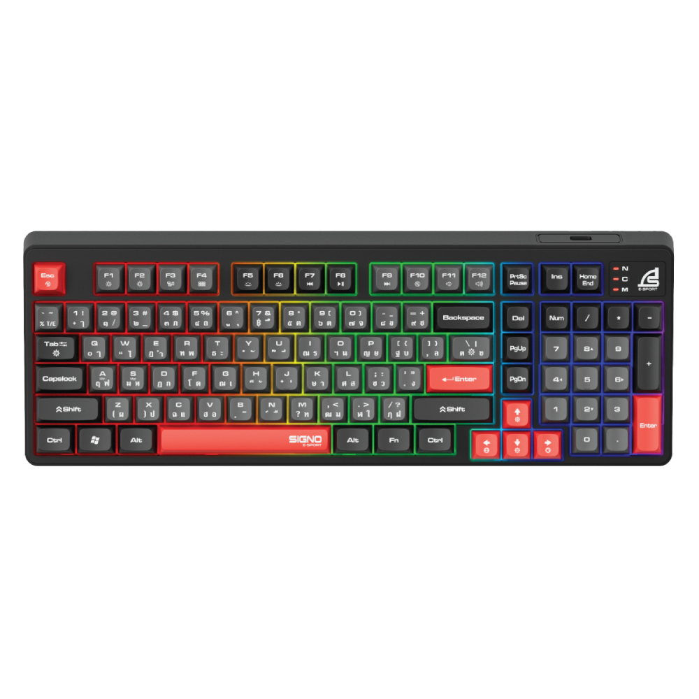SIGNO Gaming Keyboard EXODIA KB-725 RGB Black