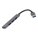 Thumbnail 1 of TECHPRO Port Hub USB-A to USB-A 4 ports Hub Gray