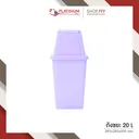 Thumbnail 1 of แพลตตินั่ม โปร พลาสติก ถังขยะ สีม่วงพาสเทล ความจุ 20 ลิตร