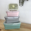 Thumbnail 2 of RePlanetMe กล่องข้าวพับได้สีพาสเทล (ชุด 4 ขนาด) Collapsible Lunch Box PASTEL FAMILY (Set of 4 Sizes)