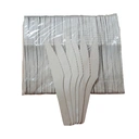 Thumbnail 1 of BIOPACK ชุดช้อนส้อม ชุดแคทเทอริ่ DIY (มีด 16 ซม 100 ชิ้น) ชุดอาหารว่าง ใช้แล้วทิ้ง ช้อนส้อมและกระดาษเช็ดปากในซอง OPP แบบใช้แล้วทิ้ง