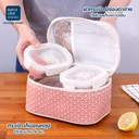 Thumbnail 2 of ซุปเปอร์ ล็อค กล่องถนอมอาหาร Next Series พร้อมกระเป๋า ลาย Japan รุ่น 2815 สีแดง