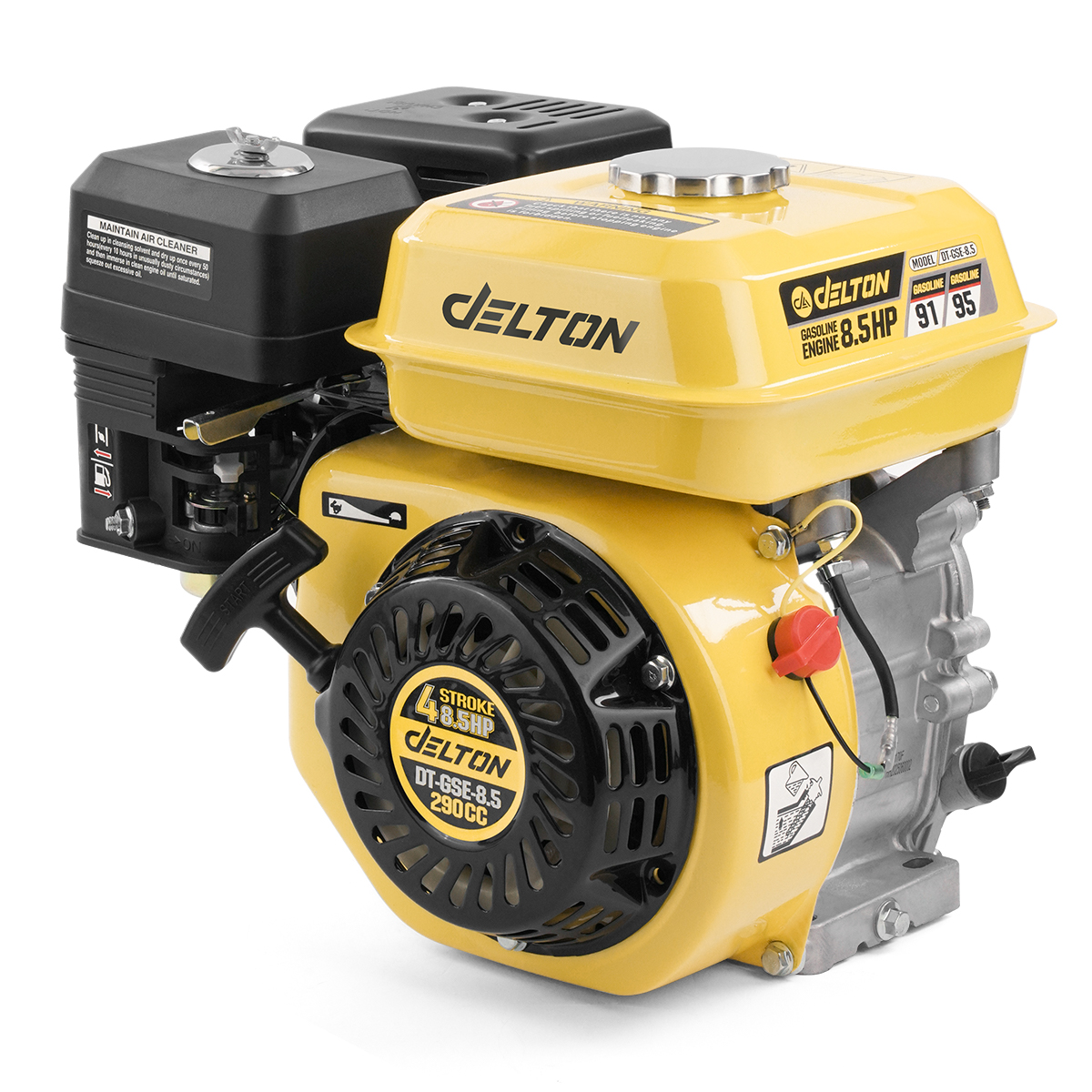 DELTON เครื่องยนต์ 8.5 แรงม้า ปั๊มแรงดันสูง 4 จังหวะ รุ่น DT-GSE-8.5 เครื่องยนต์เบนซินใช้อะไหล่ได้ทุกยี่ห้อ