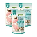 Thumbnail 1 of จินนี่ ขนมสำหรับแมว ฟรีสดราย รสไก่ 40 ก. x 3