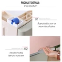 Thumbnail 4 of HomeHuk ตู้ลิ้นชักพลาสติก 5 ชั้น 6 ช่อง ด้านบนล็อคได้ 58 x 32 x 103 ซม. สีพาสเทล