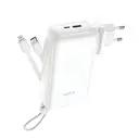 Thumbnail 1 of QPLUS Power bank 20,000 mAh Built-In Cable Model W2047 White