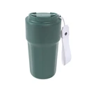 Thumbnail 1 of SUPER LOCK Coffee Mug Stainless Steel with Temperature Retention and Hand Strap Model S153 500ml Green